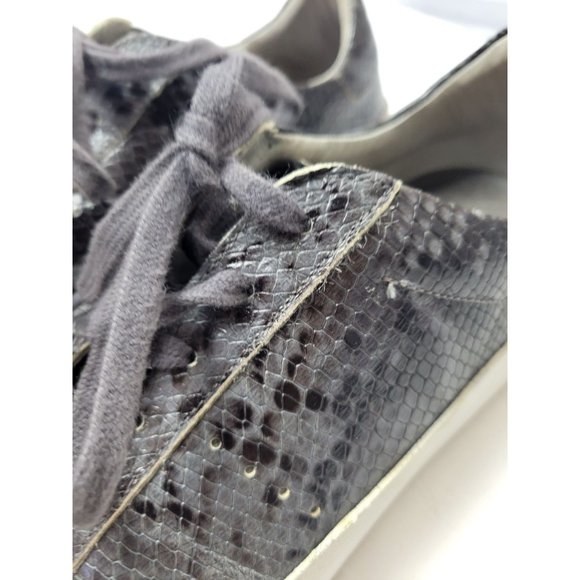 All Saints Womens python snake print sneaker leather  low top Euro 41 - Picture 5 of 9